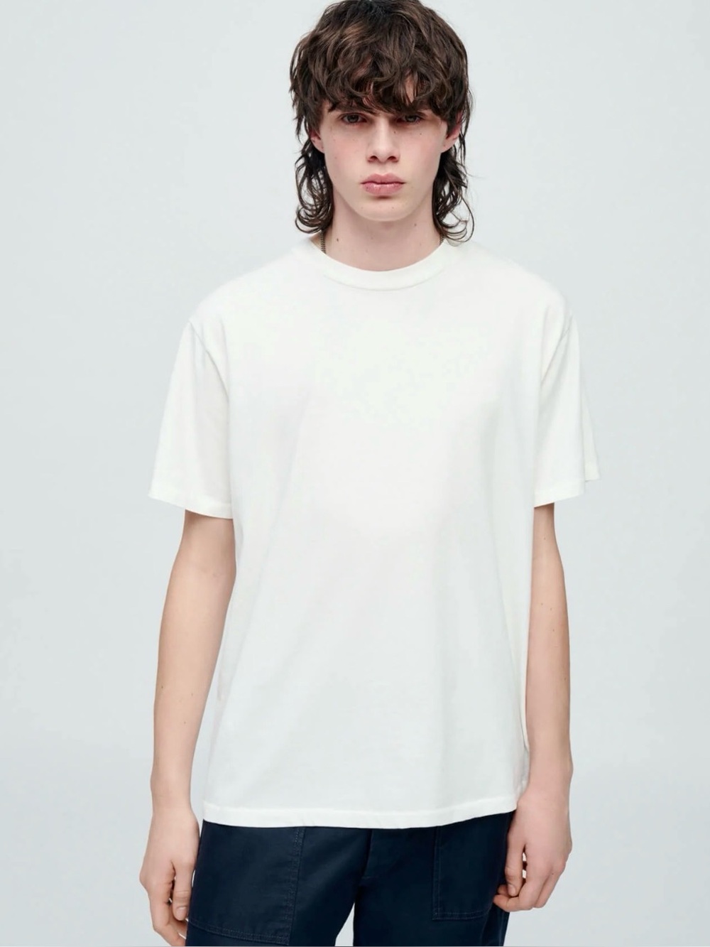 RE/DONE Classic Hanes Tee White Crewneck T Shirt XL Minimalist 100% Cotton USA